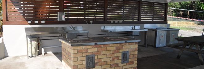 Byron Bay Caravan Park Camping Kitchen Upgrade