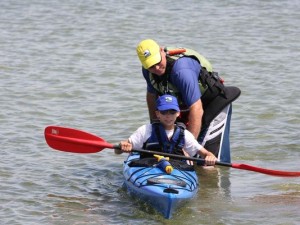 Sea Kayaking for all ages at Byron Beach