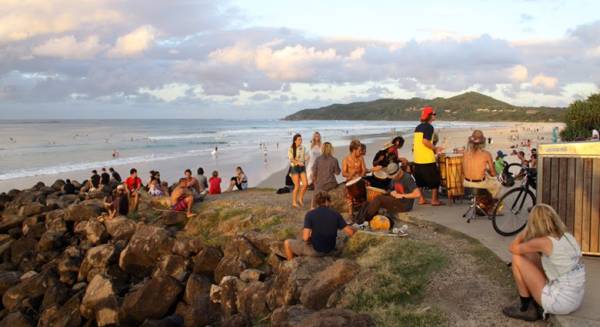 Chilling out at The Wreck. 