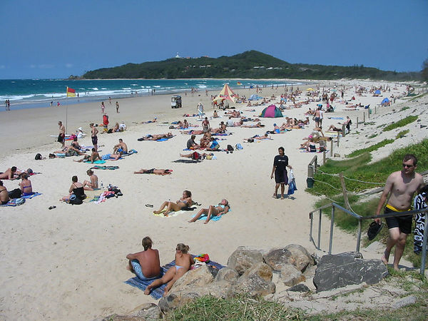 Chill out on Main Beach, Byron Bay
