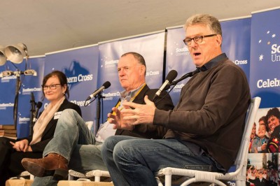 Literary speakers at the Byron Bay Writers Festival