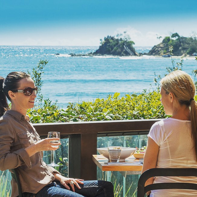 Enjoy brekkie with a view at Byron Beach Cafe. 