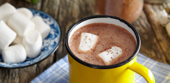 Hot chocolate - camping meals