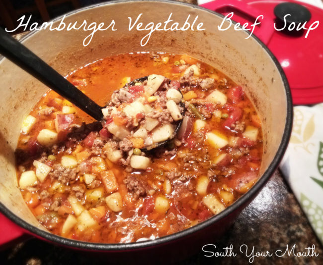 Hamburger Vegetable Beef Soup