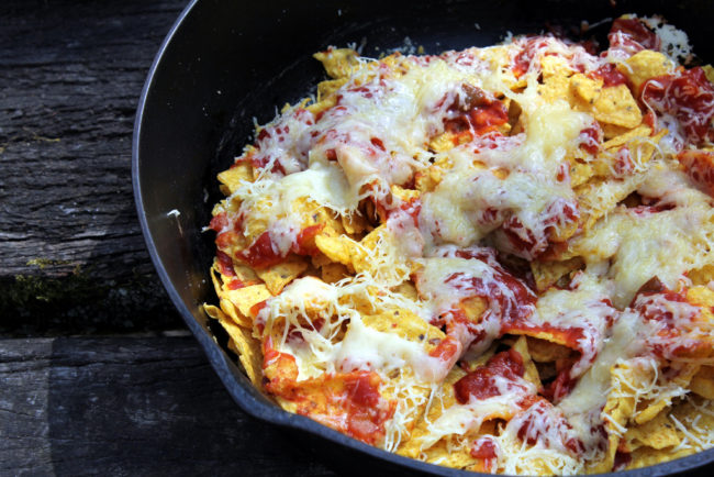 camping recipes - nachos