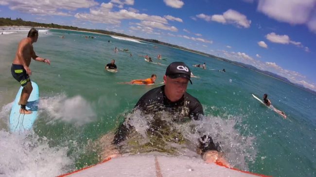 Byron Bay surfing