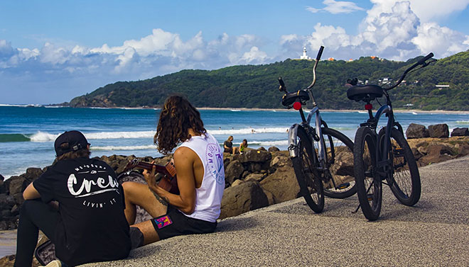 Bikes, parked