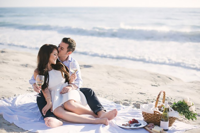 Valentine’s Day at the beach