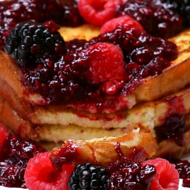 Mixed Berry French Toast