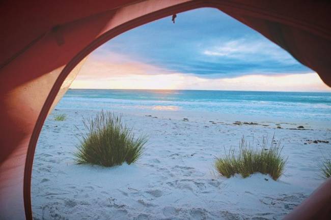 byron bay solo camping